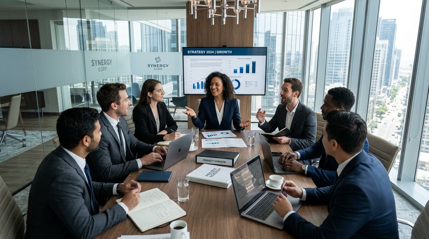 Corporate Boardroom Strategy & Team Synergy - BRIDGE